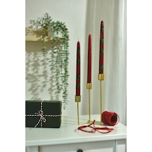 El Yapımı Yeni Yıl Şamdan Mumları 2'li