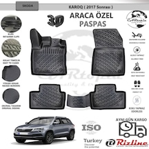 Skoda Karoq / 2018 Sonrası / Siyah / Rizline Paspas