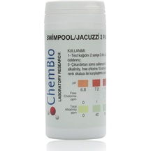 Chembio Havuz Ph Sertlik Klor Alkalinite Test Kiti 50Ad.