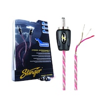 Stinger Sı421.5 4000 Serisi 2 Kanal Rca Ara Bağlantı Kablosu 45 Cm