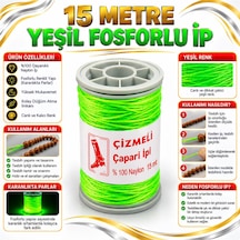 Çizmeli Marka-15metre-9kat-fosforlu Yeşil Renk
