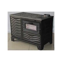 Kovalı Soba Mat Siyah Kovalı Kovalı Soba Kömür Sobası