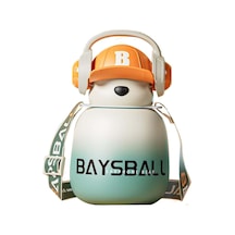 Dolıty Su Şişesi 22 Oz Sevimli Büyük Geniş Ağız Yeşil Yeşil