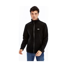 Champp Horizon Tam Fermuarlı Erkek Polar - Siyah Xl