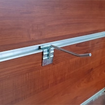 20 Adet Kanallı Pano Kancası Askı Kancası 10 Cm