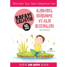 Kafayı Çalıştır 12. Kitap - İlişkisel Düşünme ve Algı Becerileri (Zor Seviye) - Ahmet Bilal Yaprakdal - Uğurböceği