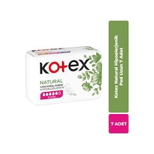 Kotex Natural Hipoalerjenik Hijyenik Ped Uzun 7'li