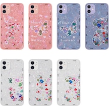 Apple Uyumlu iPhone 12 Uyumlu Desenli Sert Silikon Zore Mumila Kılıf-white Rabbit White Rabbit -