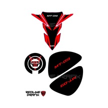 Yamaha Mt-09 Tank Pad Seti Kırmızı