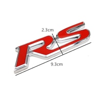Rs Bagaj Yazı Metal Arma Rs Spor Metal Arma Yazı Logo İthal