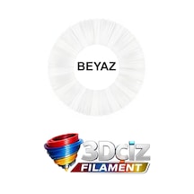 Pla 3d Kalem Filament Pla Beyaz Renk 2x5 Metre 10 Metre Pla Filament