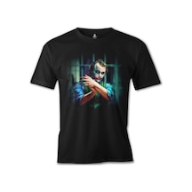 Joker Baskılı Sİyah Erkek Tshirt 001