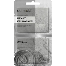 Dermokil Maske Beyazlatıcı Etkili Beyaz Kil Maskesi 2x7.5 Ml