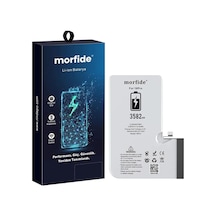 Apple Uyumlu iPhone 16 Pro 3582mah Yüksek Kapasiteli Batarya - Gelişmiş Akıllı Chip - Pil Sağlığı Destekli - Morfide M-max