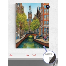 Hollanda Amsterdam Poster - Afiş - Dekoratif Duvar Posteri