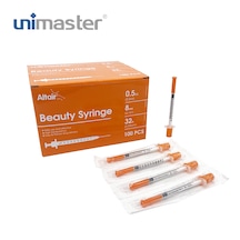 Unimaster 0.5 Ml 32 G 8 Mm Mezoterapi Enjektörü 100 Adet