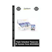 Özel Üretim Hediyelik Aksesuar Şık Hatıra Makine Taşlı İstanbul Tasarımı El Aynası İnce Alk2469a
