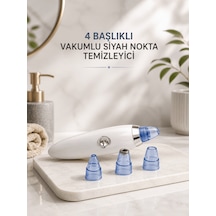 Yeni Nesil Vakumlu Pilli Siyah Nokta Ve Yüz Temizleme Cihazı 4 Başlıklı