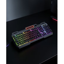 Oyuncu Klavye Ve Fare Seti Rgb Işıklı Q Tuş Dizilimi Uuczpg8018klavye1