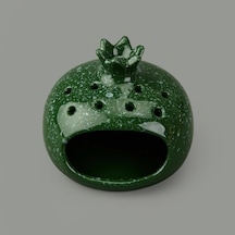 Deco Melograno Buhurdanlık - Yeşil - 10 Cm Çok Renkli