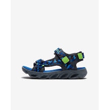 Skechers Hypno - Splash Büyük Erkek Çocuk Mavi Işıklı Sandalet 400077L Bllm
