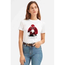 Anime Dragon Ball Baskılı Beyaz Kadın Tshirt (534307357)