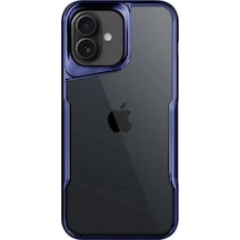 İphone 16 Plus Kılıf Boyi Silikon Kapak - Lacivert