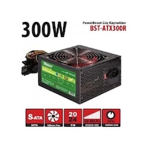 Powerboost Bst-atx300r 300w 12 Cm Kırmızı Fan Atx Psu Retaıl Box Kutulu