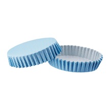 Cupcake Kalıbı Pet Kapsül Oval Model Kek Kalıbı 100 Adet F11 M N11.1233