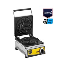 Remta Çiçek Model Waffle Makinası Elektrikli 21 Cm Çap