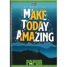 Gıpta Papur Notes Spiralli Karton Kapak Defter A4 96 Çizgili N11.1670