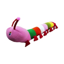 70Cm Peluş Tırtıl Pembe
