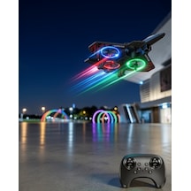 Led Işıklı Fighter Jet Tasarımı Drone 350ml