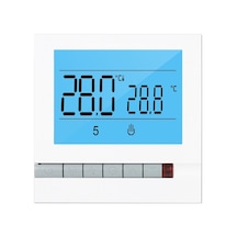 16a Akıllı Elektrikli Isıtıcı Termostati - 0-60 C 0.5 C Doğruluk, 3.2" Lcd Ekran, Ac 95-240v, Abs+pc Malzeme
