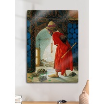 Kaplumbağa Terbiyecisi, Osman Hamdi Bey - Metal Baskı Tablo