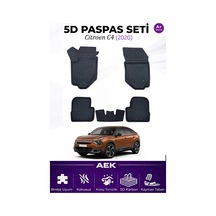 Citroen C4 2020+ Araca Özel Havuzlu "karbon" Paspas Takımı