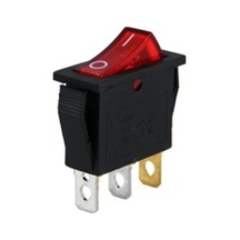 Tekli Dar Işıklı Anahtar On-Off 3P (Kırmızı-Yeşil-Sarı)