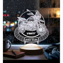 Moto Guzzi V85 Tt 3d Led Lamba Motor Guzzi Tutkunlarına Özel Motosiklet Hediyesi