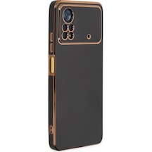 Tedar Xiaomi Poco X4 Pro 5g Kılıf Volet Silikon - Siyah Najmaddin standart