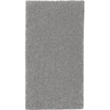 Halı 80X150 Cm Ikea Gri Renk Parlak Tüy Yıkanmaz Modern Halı
