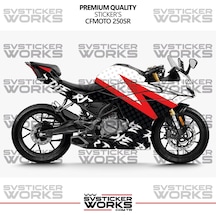 Cfmoto 250sr Kaplama Sticker Ride Or Die Design Motor Kaplama Modeli Hazır Kit Tüm Modeller Uyumlu Siyah