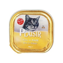 Plaisir Hindili Pate Konserve Yetişkin Kedi Maması 6 x 100 G