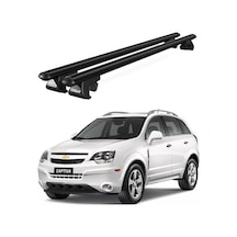 Venüs Chevrolet Captiva Suv 2007-2018 Uyumlu Siyah Ara Atkı Port Bagaj Tavan Barı