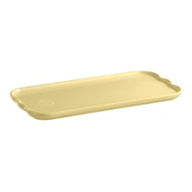 Emile Henry Madeleine Servis Tabağı 2 X 15 X 31,5 Cm Tereyağı Sarısı/vanille Diğer