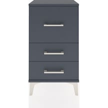 Arges Komodin 3 Çekmeceli 44x30x80 Antrasit-antrasit Antrasit