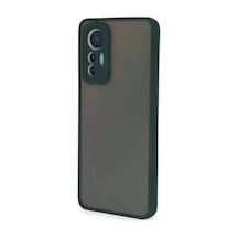 Gees Global Mi 12 Lite Kılıf Montreal Silikon Kapak - Yeşil Gbzs