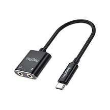 Veggieg V-K105 Type-C 3.5 MM Kulaklık ve Mikrofon Girişli Ses Kartı