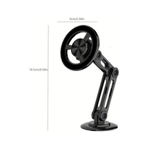 Cordial Alaşımlı Manyetik Araç Tutucu - Siyah, Uzatılabilir & Dönebilir Navigasyon Telefon Askısı