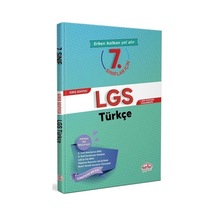 7.Sınıflar İçin LGS Türkçe- Editör