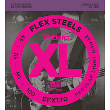 D'addario Efx170 Bas Gitar Tel Seti Regular Light